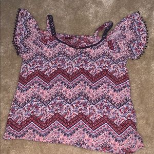 Girls off the shoulder top